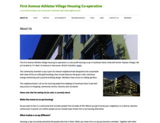 athletesvillagecoop.com screenshot