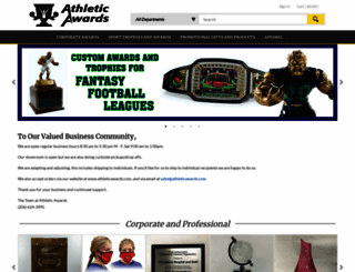 athleticawards.com screenshot