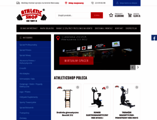 athleticshop.com.pl screenshot