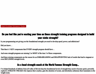 athleticstrengthformula.com screenshot