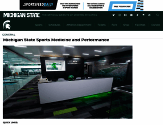 athletictraining.msu.edu screenshot