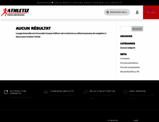 athletiz.com screenshot