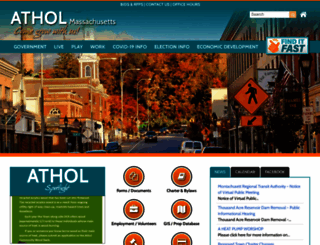 athol-ma.gov screenshot