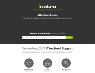 athorband.com screenshot