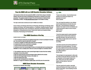 ati-dentalpass.com screenshot