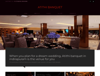 atithibanquet.com screenshot