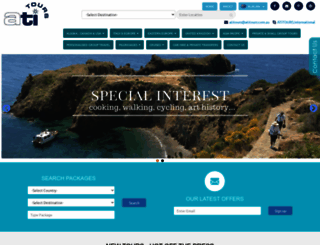 atitours.com.au screenshot