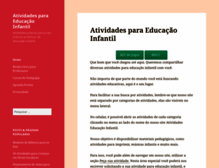atividadeseducacaoinfantil.com.br screenshot