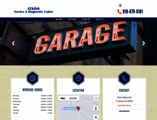 atkinsautoserviceanddiagnostic.com screenshot