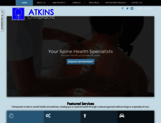 atkinschiropracticinc.com screenshot