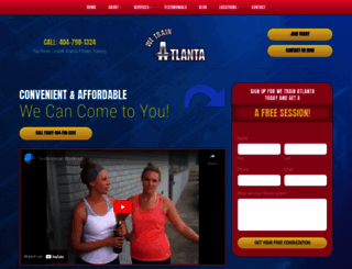 atlanta-personaltraining.com screenshot