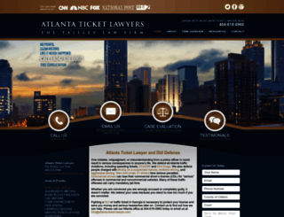 atlanta-ticket-lawyer.com screenshot