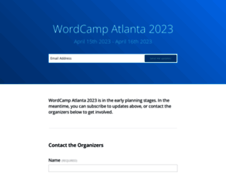atlanta.wordcamp.org screenshot