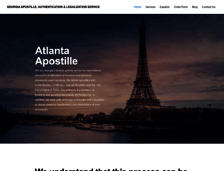 atlantaapostille.com screenshot