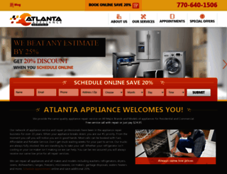 atlantaappliance.com screenshot