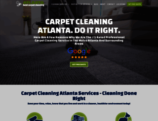 atlantabestcarpetcleaning.com screenshot