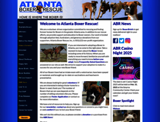 atlantaboxerrescue.org screenshot