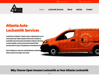 atlantacarlocksmith.com screenshot