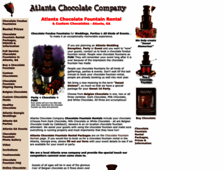 atlantachocolatecompany.com screenshot