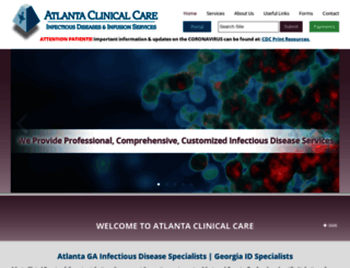 atlantaclinicalcare.com screenshot