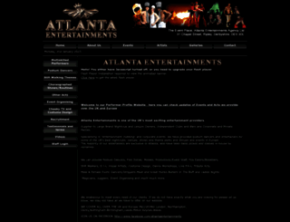 atlantaentertainments.co.uk screenshot