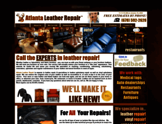 atlantaleatherrepair.com screenshot