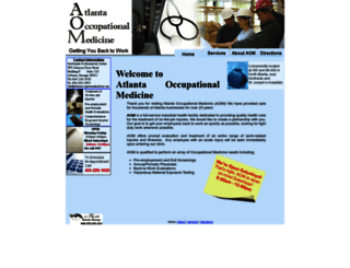 atlantaoccupationalmedicine.com screenshot