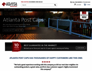 atlantapostcaps.com screenshot