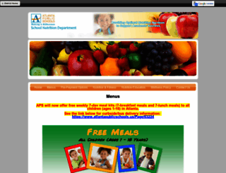 atlantapublicschoolsnutrition.us screenshot