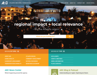atlantaregional.com screenshot