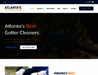 atlantasbestguttercleaners.com screenshot