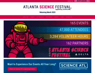 atlantasciencefestival.org screenshot