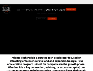 atlantatechpark.com screenshot