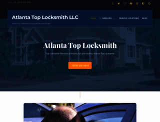 atlantatoplocksmithllc.com screenshot