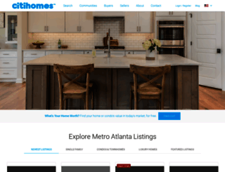 atlantatownhomeadvisor.com screenshot