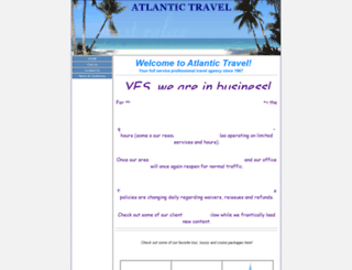 atlantic-travel.com screenshot
