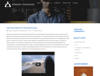 atlantic-university.org screenshot