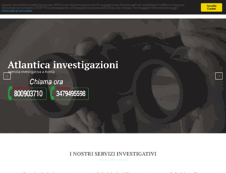 atlantica-investigazioniroma.com screenshot