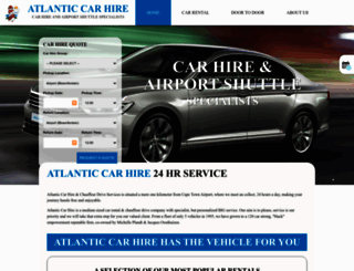 atlanticcarhire.co.za screenshot