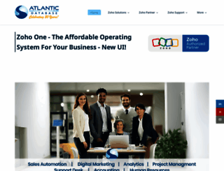 atlanticdatabase.com screenshot