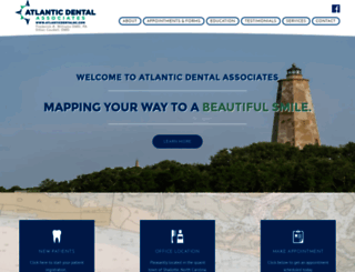 atlanticdentalnc.com screenshot