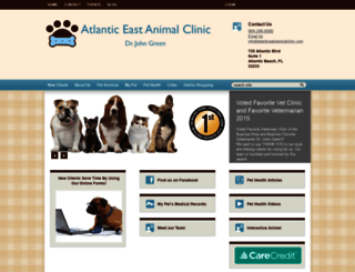 atlanticeastanimalclinic.com screenshot
