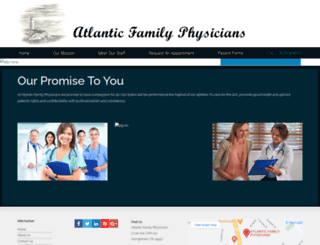 atlanticfamilyphysicians.com screenshot