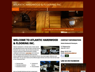 atlantichardwoodfloors.com screenshot