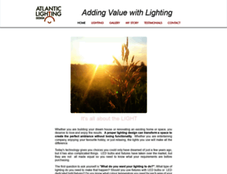 atlanticlightingstudio.com screenshot