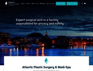 atlanticplasticsurg.com screenshot