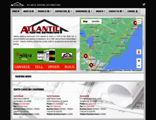 atlanticroofingdistributors.com screenshot