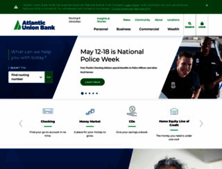 atlanticunionbank.com screenshot