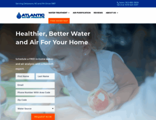 atlanticwaterproducts.com screenshot