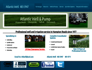 atlanticwellpump.com screenshot